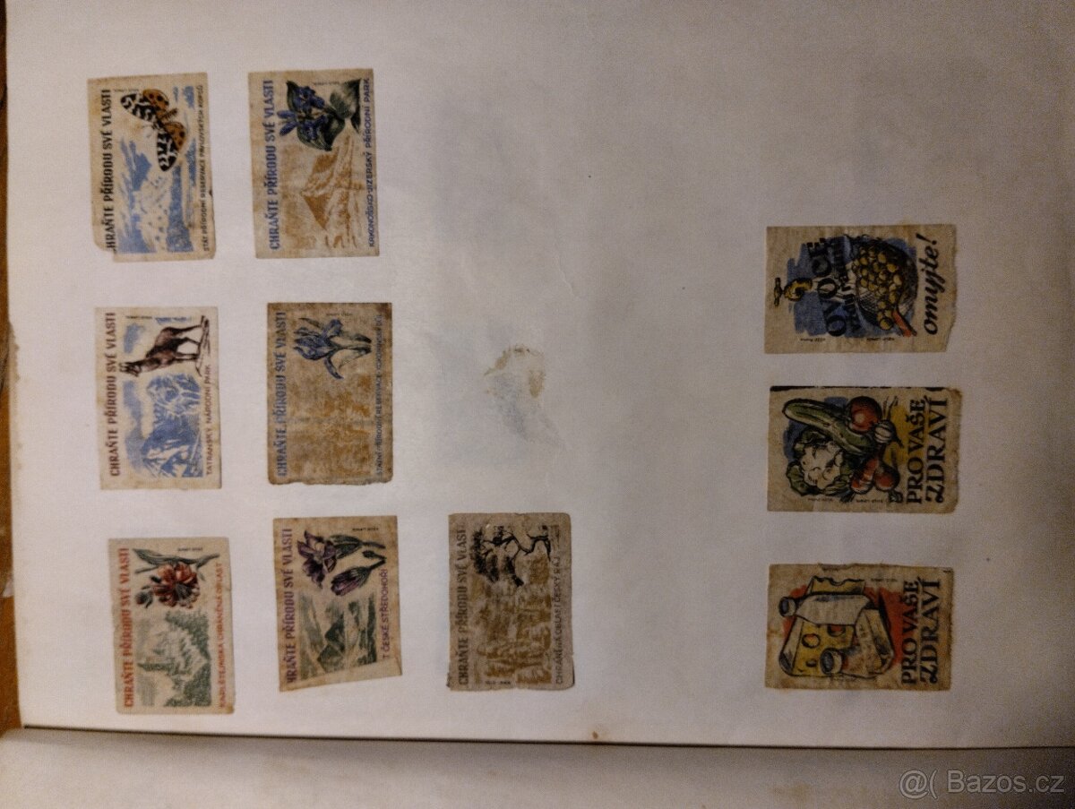 zápalkové nálepky - 10