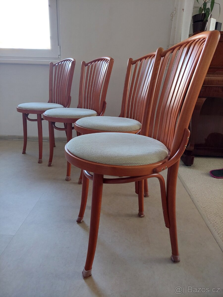 4ks židle TON ve skvělém stavu - 10