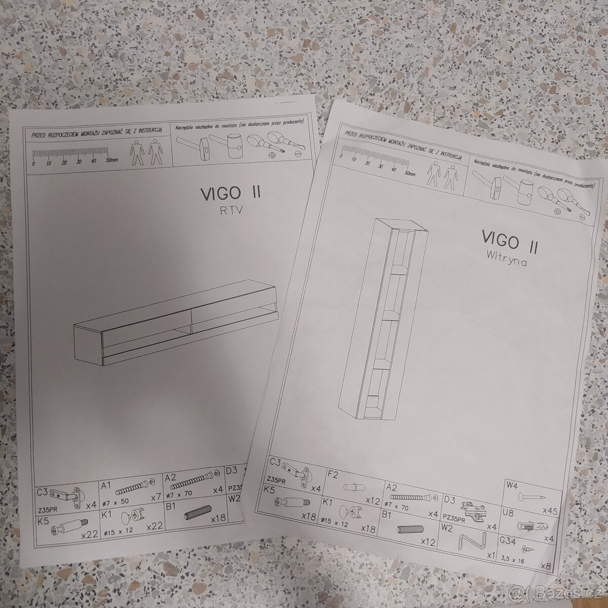 Obývací stěna VIGO II + LED – zabalená, připravená k odvozu - 10