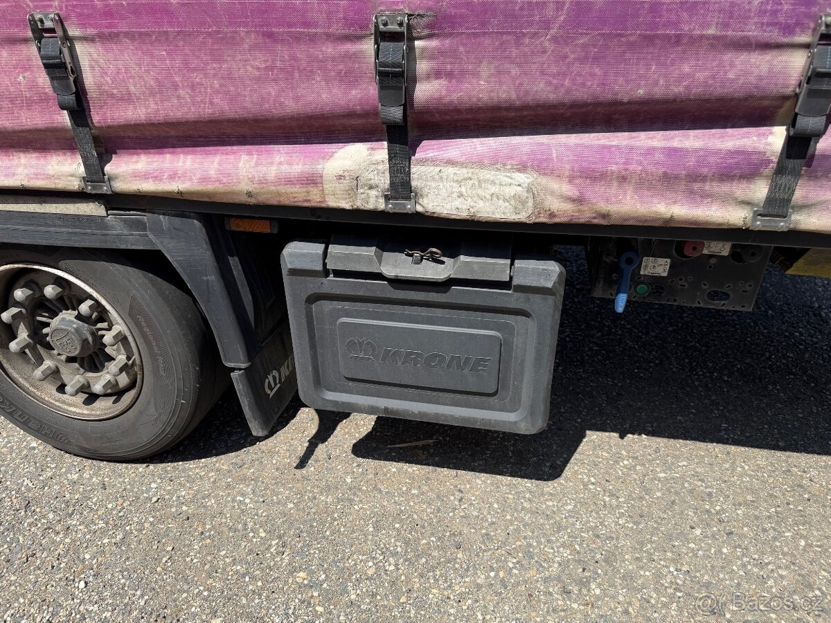 Plachtový návěs Krone Mega liner - lowdeck, 2016 - 10