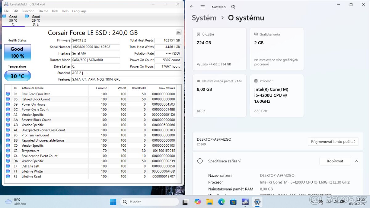 Lenovo IdeaPad U430p – ultrabook i5/8GB/240GB SSD/NVIDIA - 10