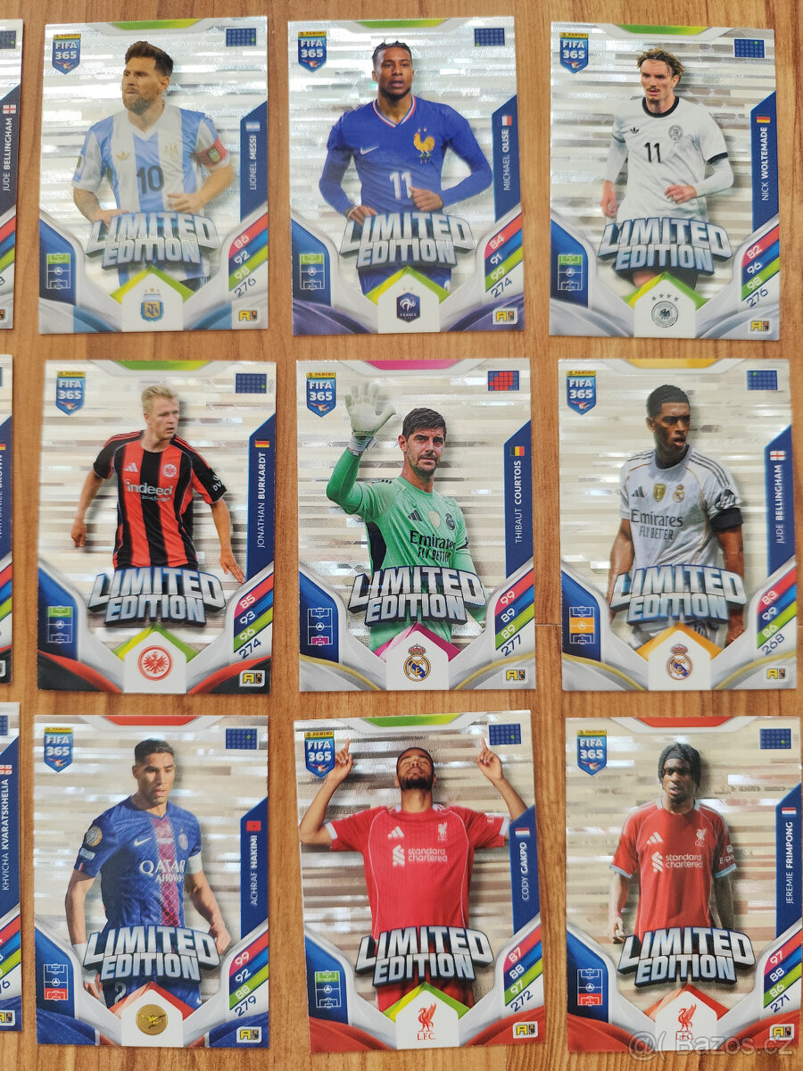 Fotbalové kartičky Adrenalyn - Fifa 365 2026 - limit edition - 10