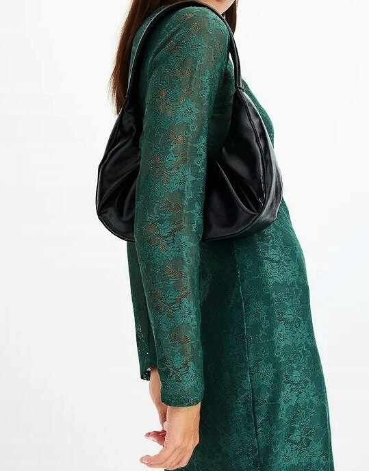 Příležitostní krajkové midi šaty 40/44 - 10