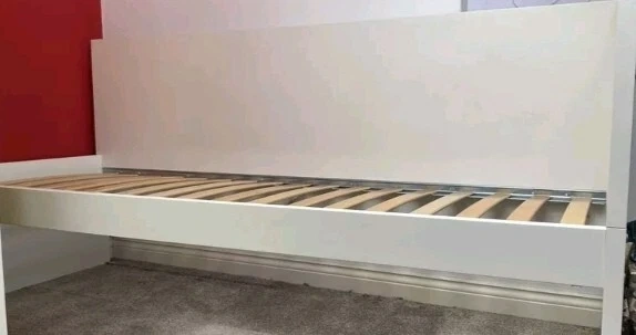 Jednolůžková postel IKEA FLAXA (90x200 cm) – bílá - 10