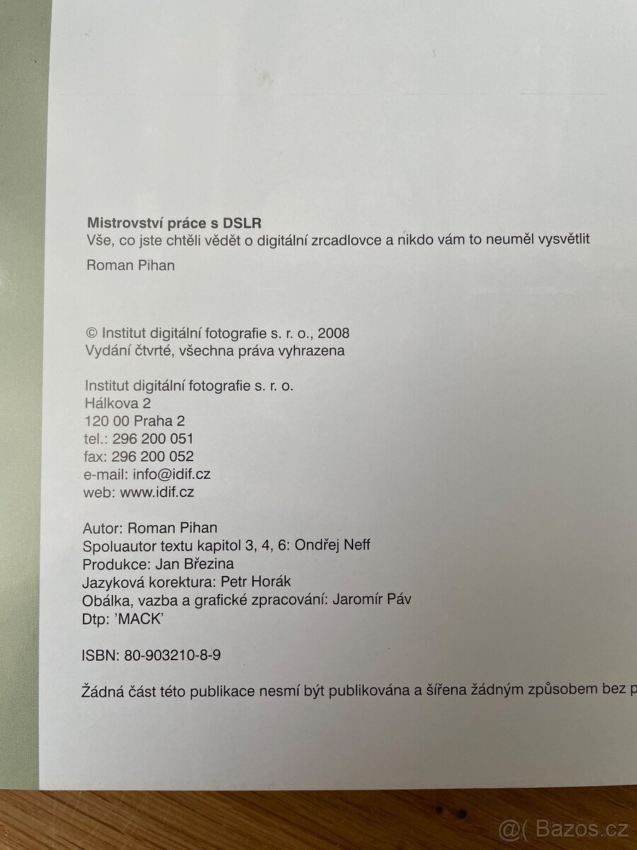 Kniha Mistrovství práce s DSLR - Roman Pihan - 10