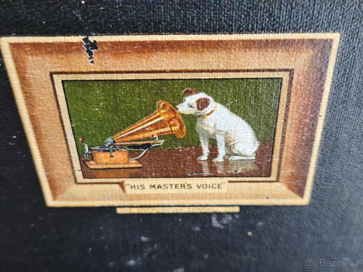 Starožitný gramofon His Master's Voice, model 101, 1925-27 - 10