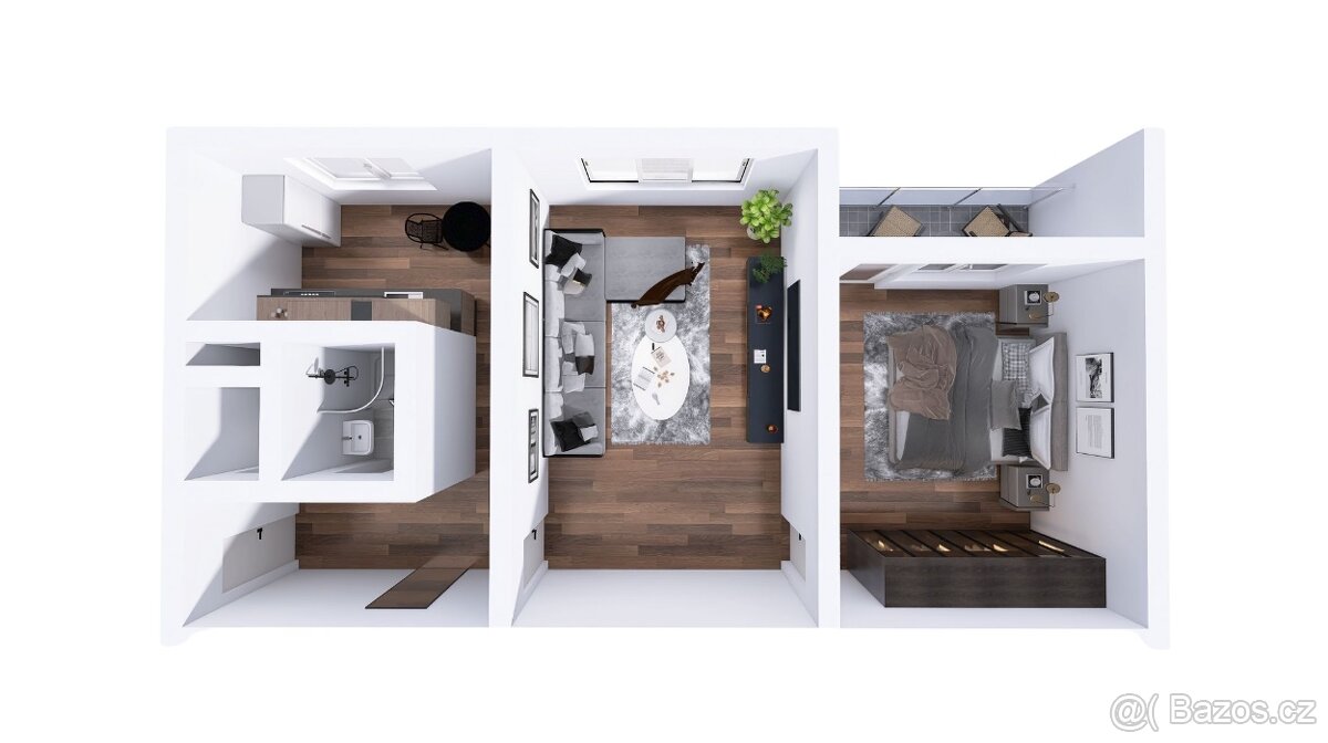 Prodej 2+1, Ostrava - Hrabůvka, ul. Fr. Hajdy, lodžie, 52 m2 - 10