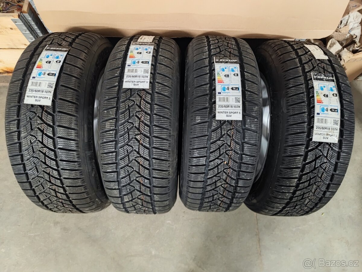 Zimní alu sada 5x108 R18 Volvo XC90 235/60/18 nepoužito - 10