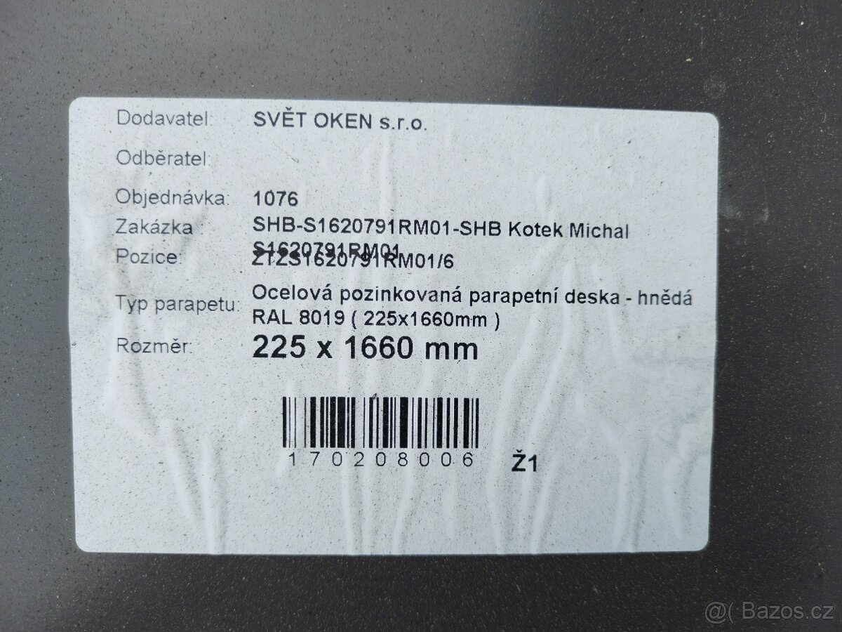 Venkovní parapety - 10