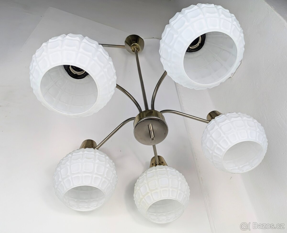 Retro lustr Kamenický Šenov - 10