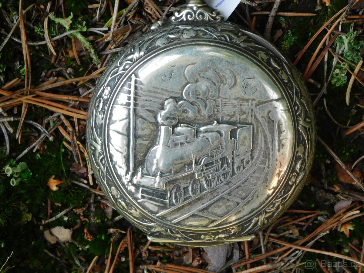 Starožitné kapesní hodinky obrovské REGULATEUR - rarita - 10