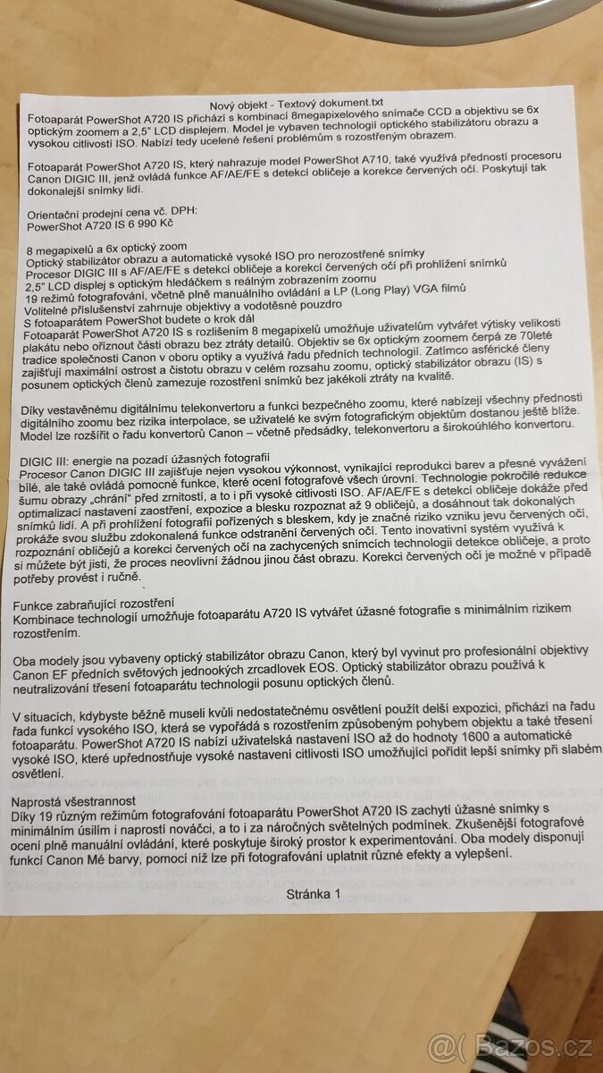 CANON PowerShot A720 IS - 10