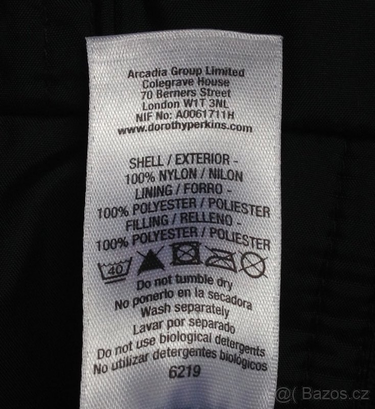 DAMSKA BUNDA. VESTA. SPORTOVNÍ. LEHKÁ VEL 10-38 - 10