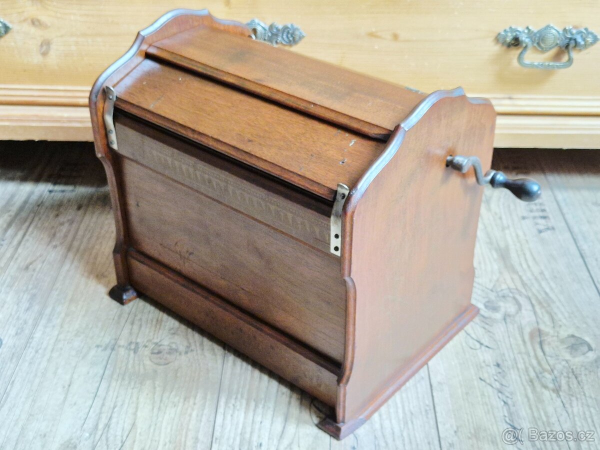 Starožitný hrací stroj, flašinet, The Mechanical Orguinette, - 10