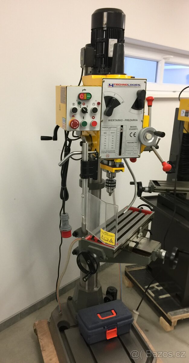 Sloupová vrtačka Technologis BPC 40 , BPS vrtačko frézka - 10