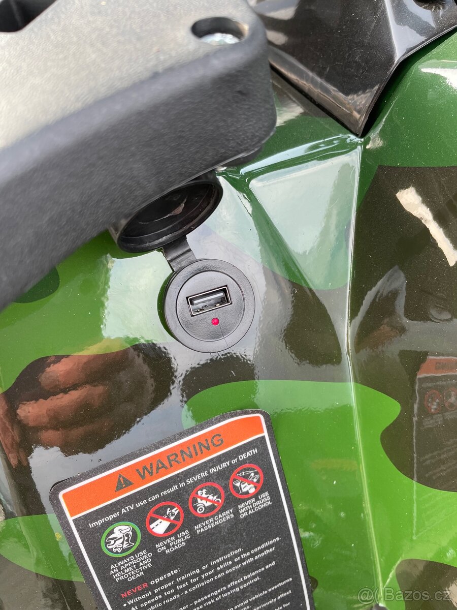 Dětská čtyřkolka Piranha Transformer 125cc 3G8 maskáč - 10