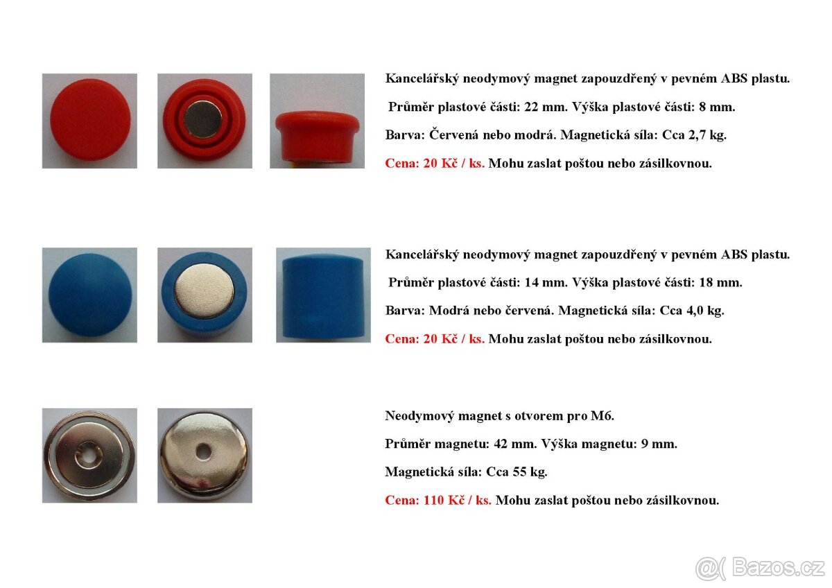 Neodym, neodymové magnety, neodymový magnet - 10