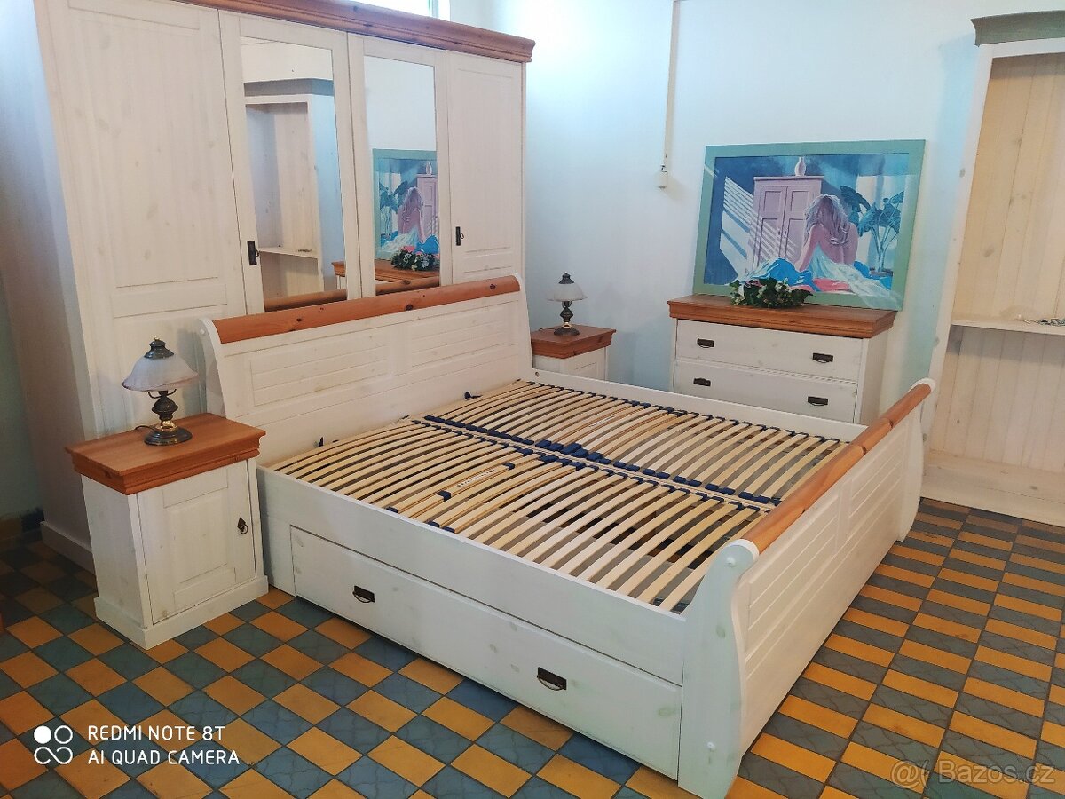 KOMPLETNÍ DŘEVĚNÁ LOŽNICE LAVA - 10