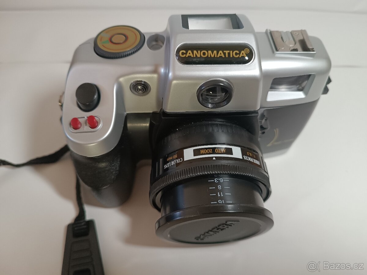 Atrapa fotoaparátu Canomatica + brašna + blesk - 10