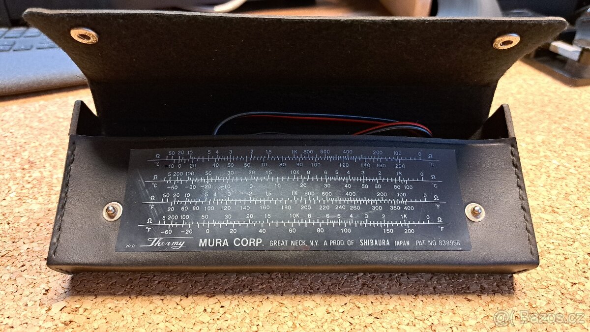 Historická teplotní sonda s převodní tabulkou NOS (teploměr) - 10