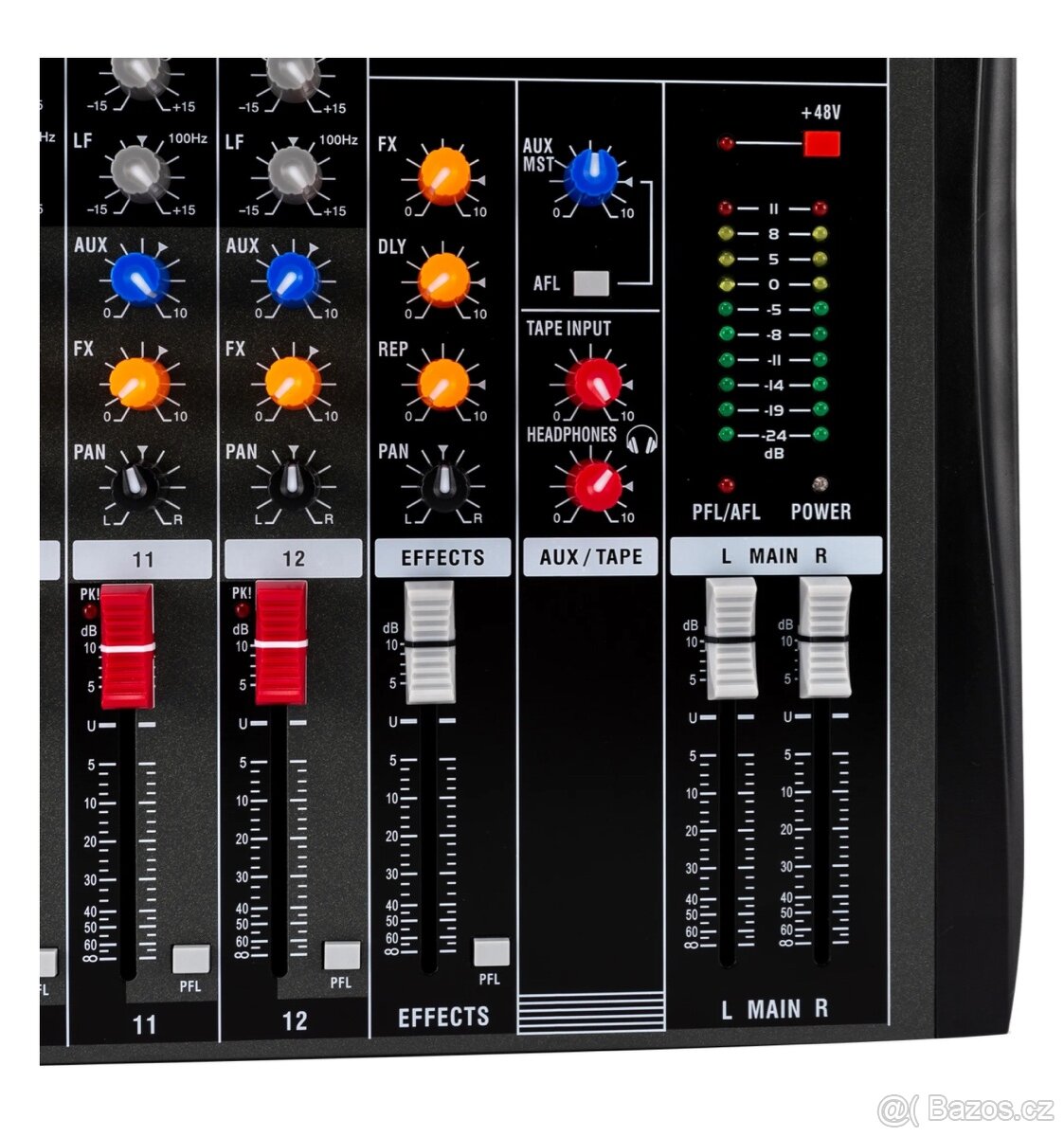 12kanálový studiový audio mixér DJ Sound Controller - 10