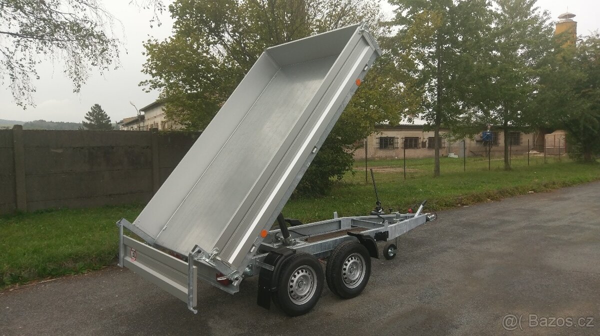 Nákladní jednostraně sklopný přívěs 2,7t - 10