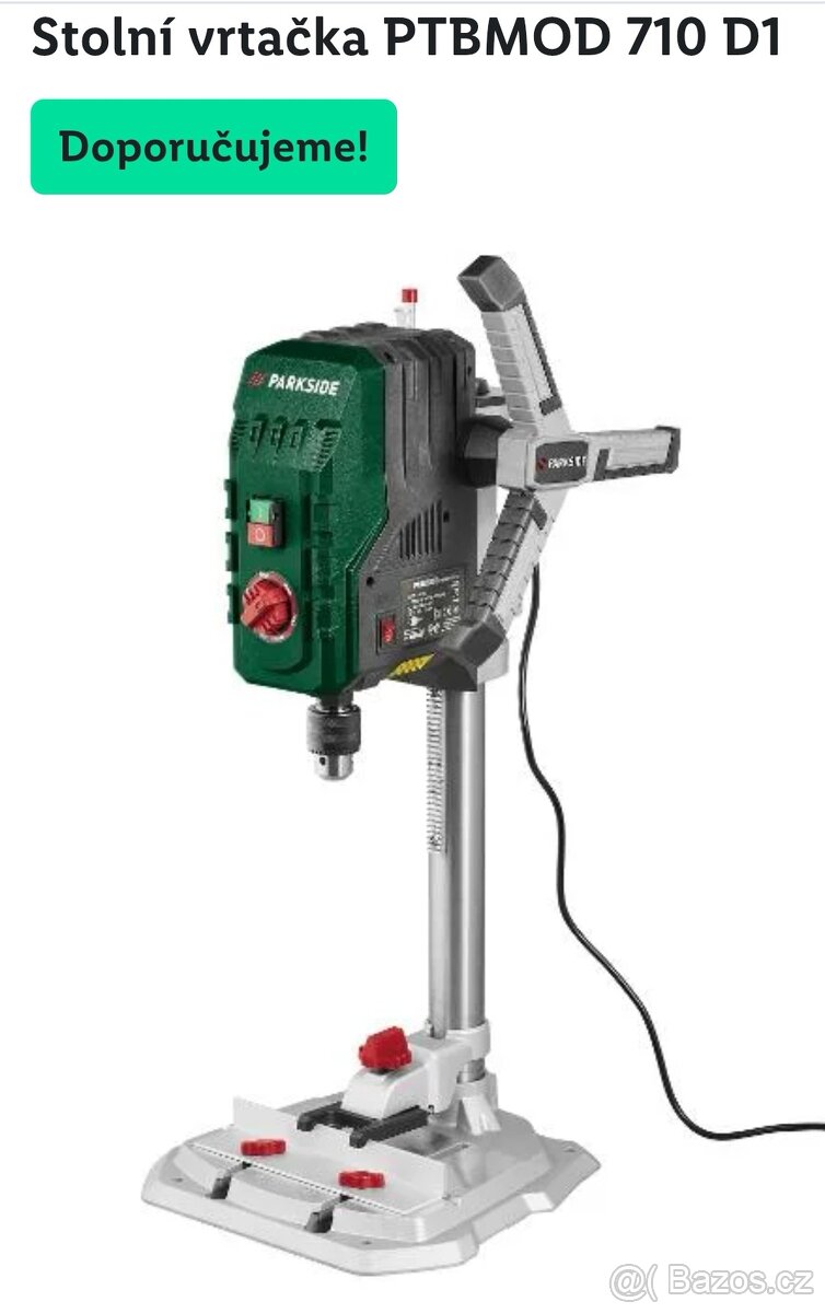 Elektrická stolní vrtačka Parkside PTBMOD 710 D1 - 10