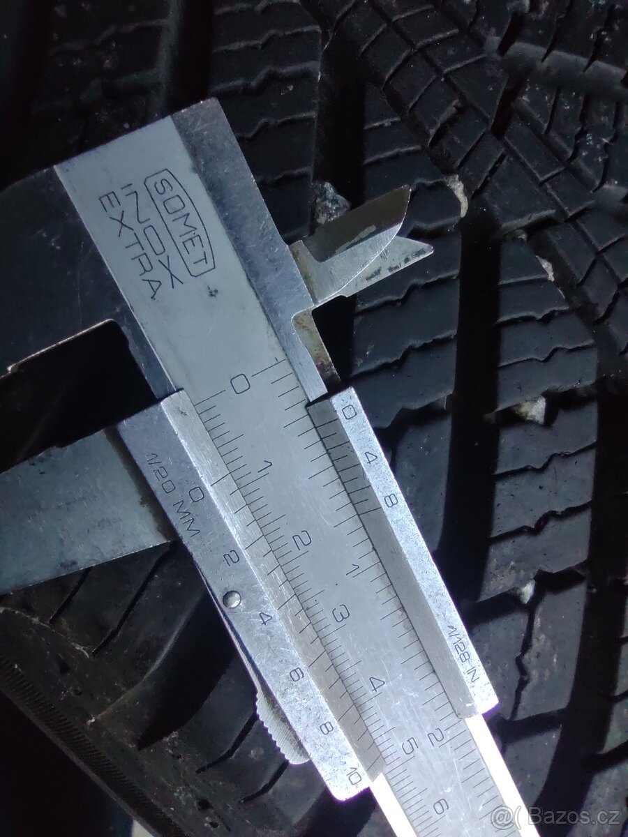 215/65 R15 M+S zimní pneu 2kusy vysoký vzorek 8mm - 10