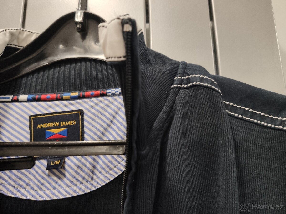 Tmavě modrý pánský svetr zn.Andrew James - 10