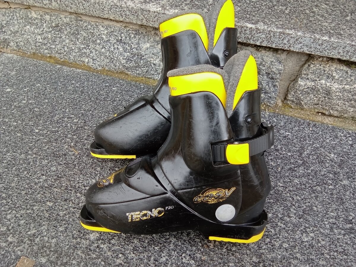 Dětské lyže 90 cm a boty - 10