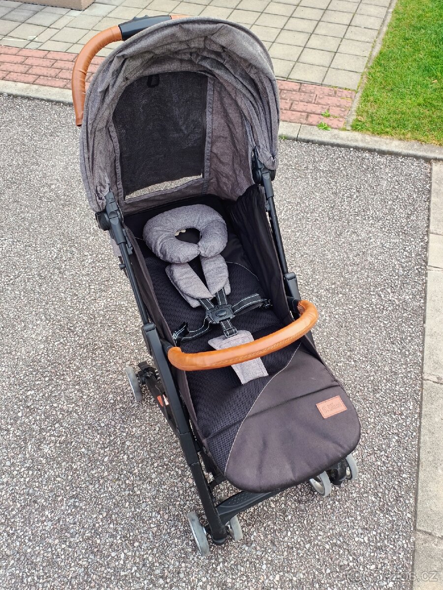 Kočárek gesslein Smiloo Cuby šedá - 10