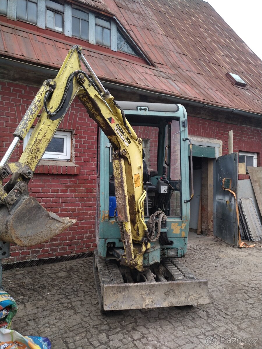 Minibagr Amman Yanmar B17-2 váha 1430kg - 10