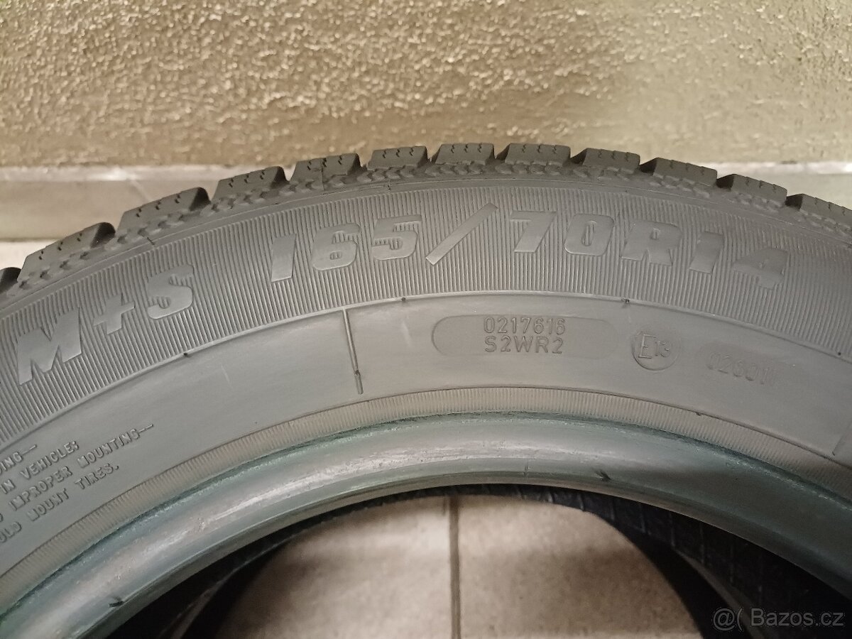 ZIMNÍ pneu Orium/Sava 165/70/r14 2+2ks - 10