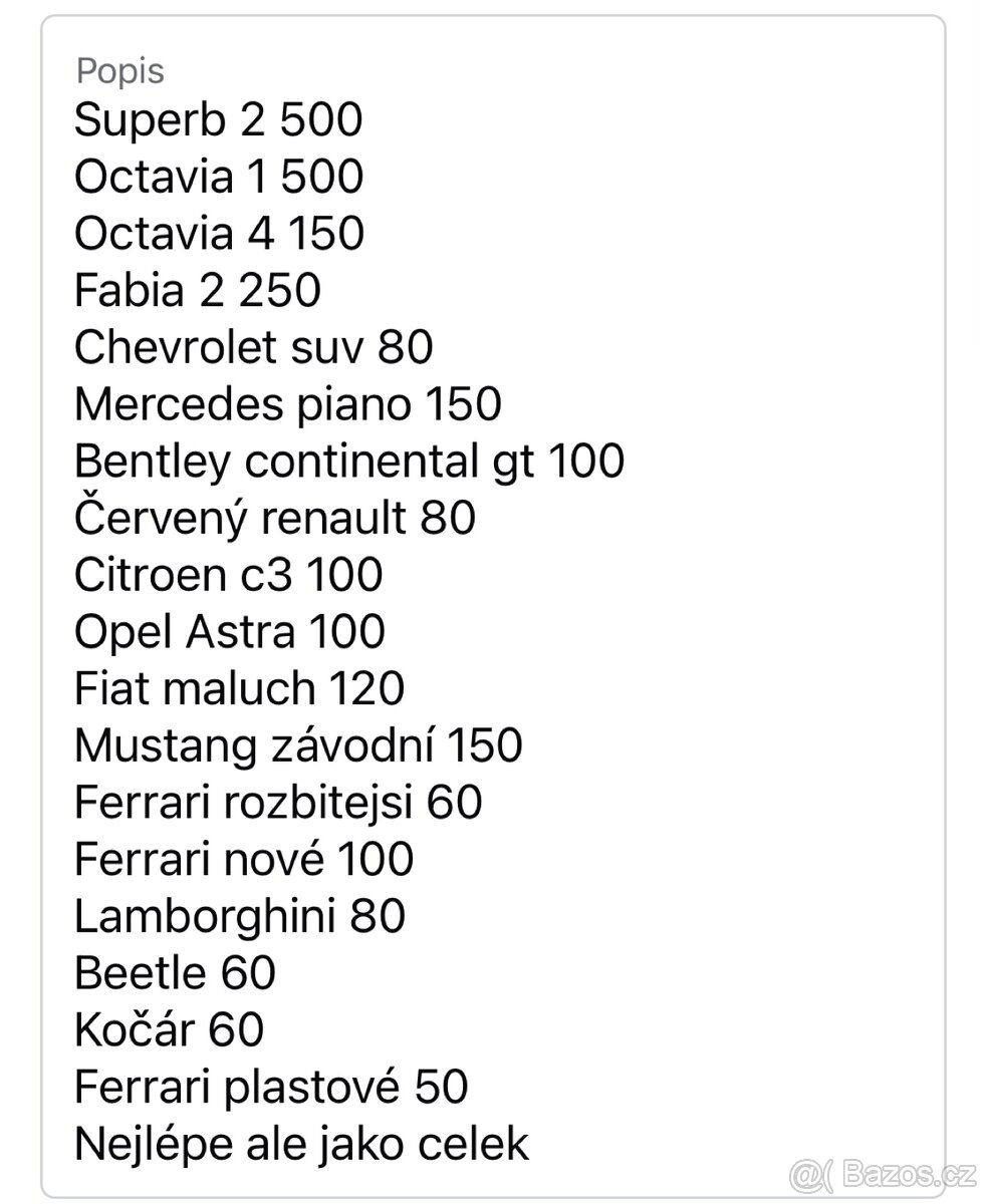 Modely 1:43 - 10