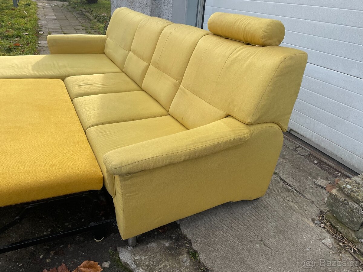 ✅ Sedačka | pohovka + křeslo | gauč | rozkládací |pěkný stav - 10