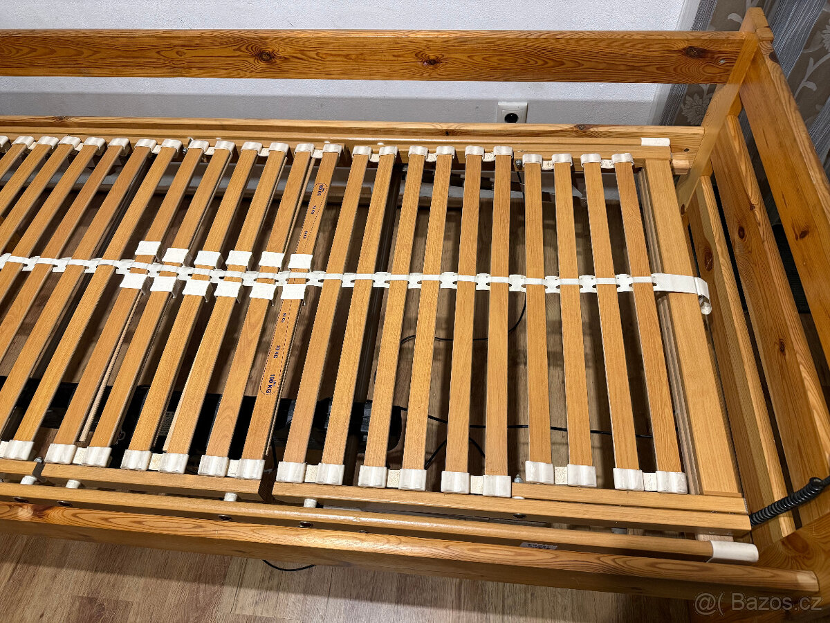 Zdravotní postel s elektrickým roštem a zdravotní matrací - 10