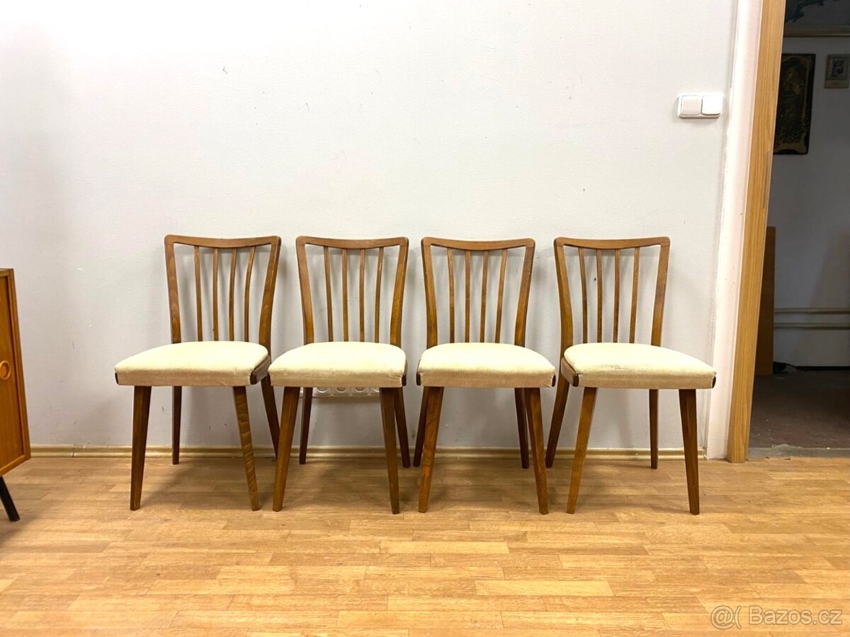 Retro židle TON 60. léta patina - 10