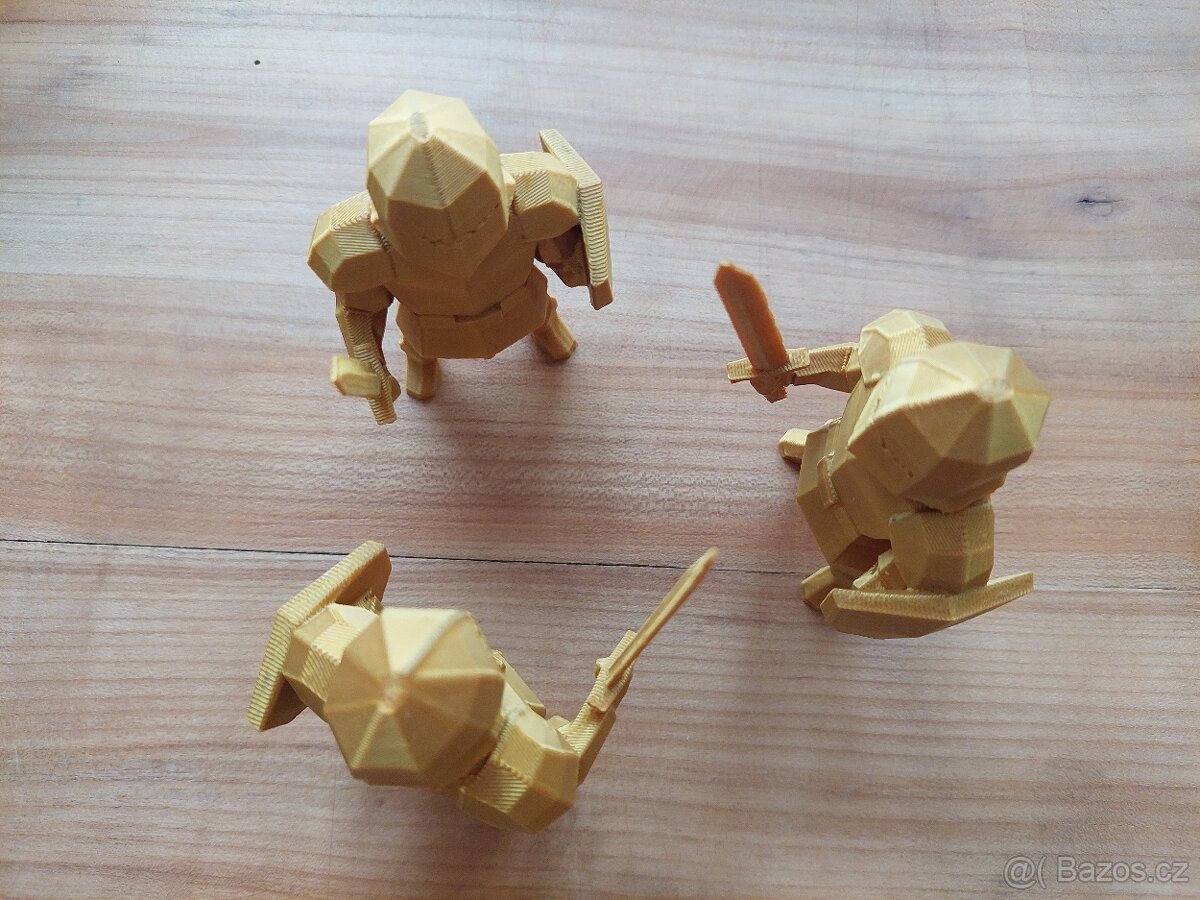 Nová figurka zlatý rytíř, zbrojnoš, středověk, rytíři SLEVA - 10