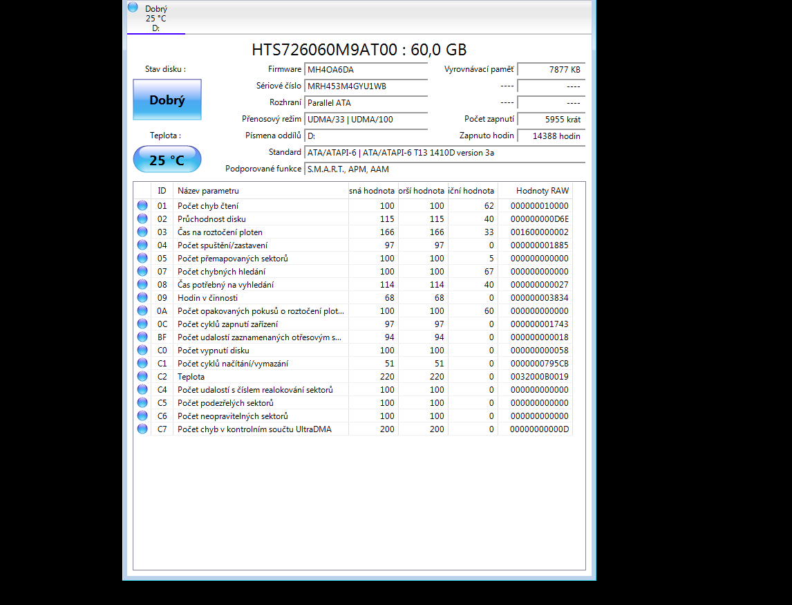 6x IDE HDD do Notebooku bez vadných sektorů. - 10