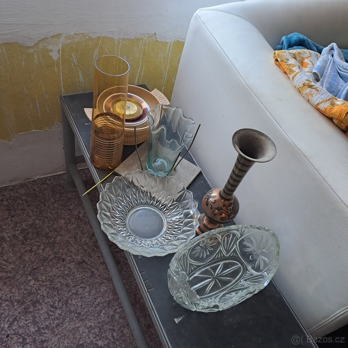 Porcelán starožitný nábytek sklo czechoslovakia - 10