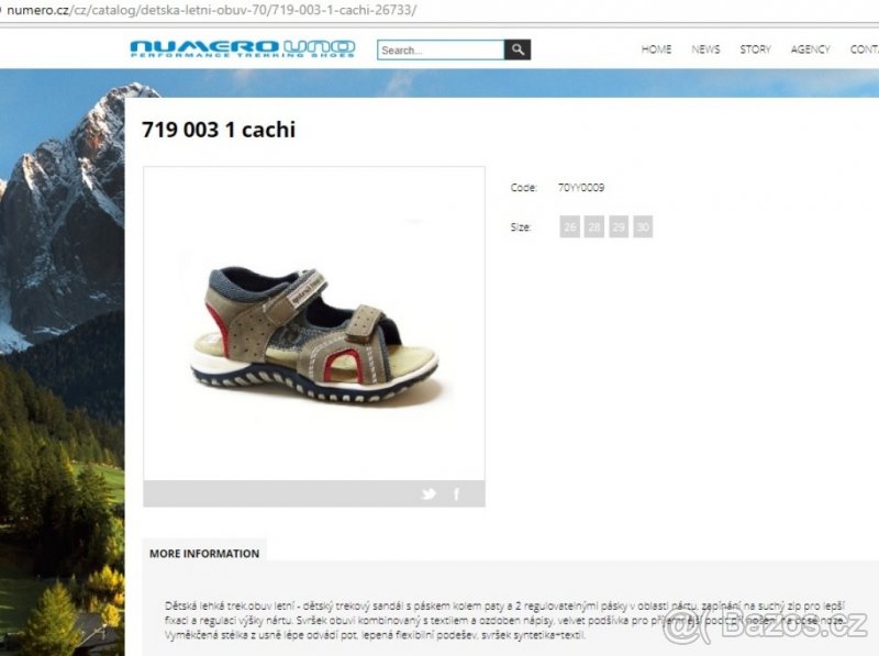 Letní sandály Numero Uno vel. 27 - 10