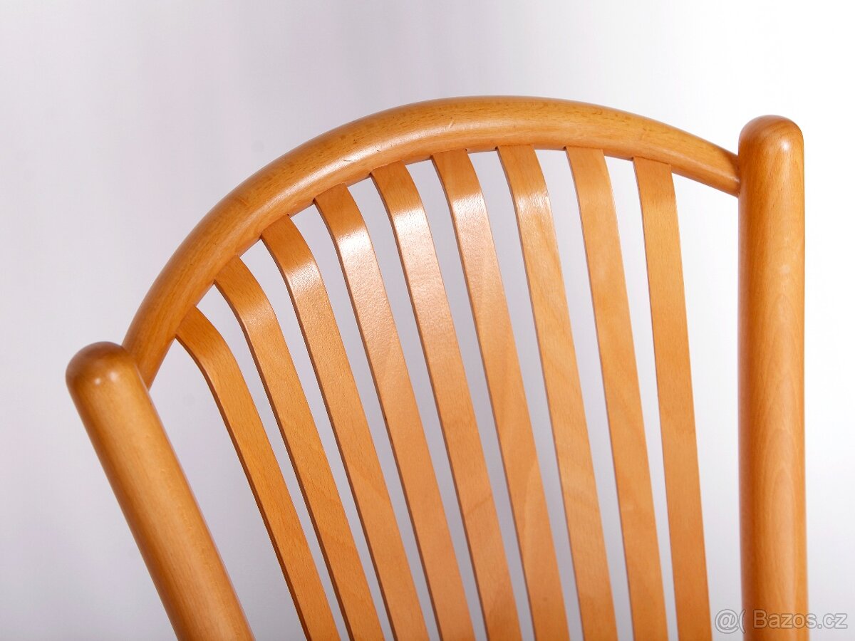 4x zachovalé jídelní židle TON. - 10