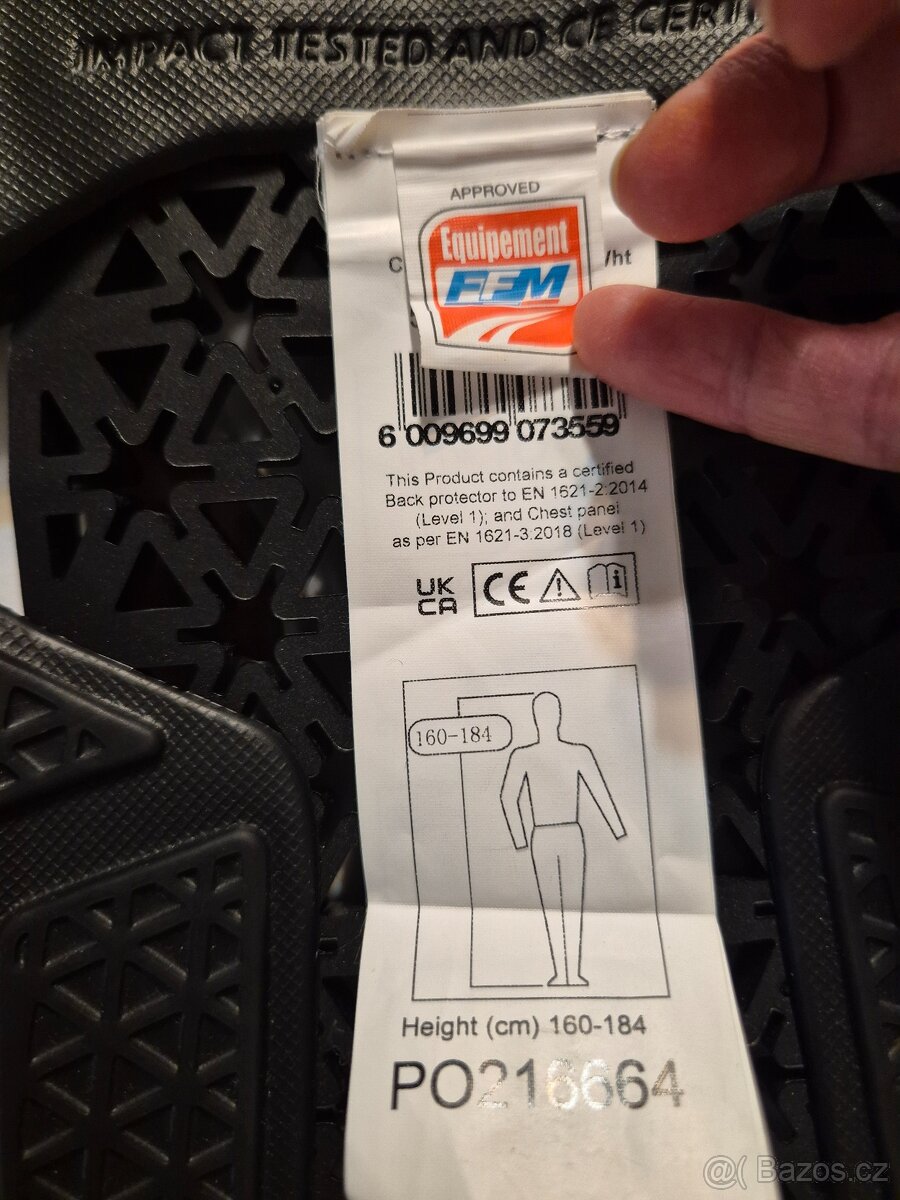 Chránič hrudi a páteře Leatt 3,5 - 10