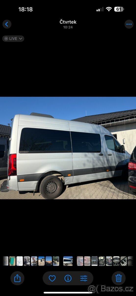 MERCEDES-BENZ Sprinter 2.2.d Automat 8míst ful led - 10