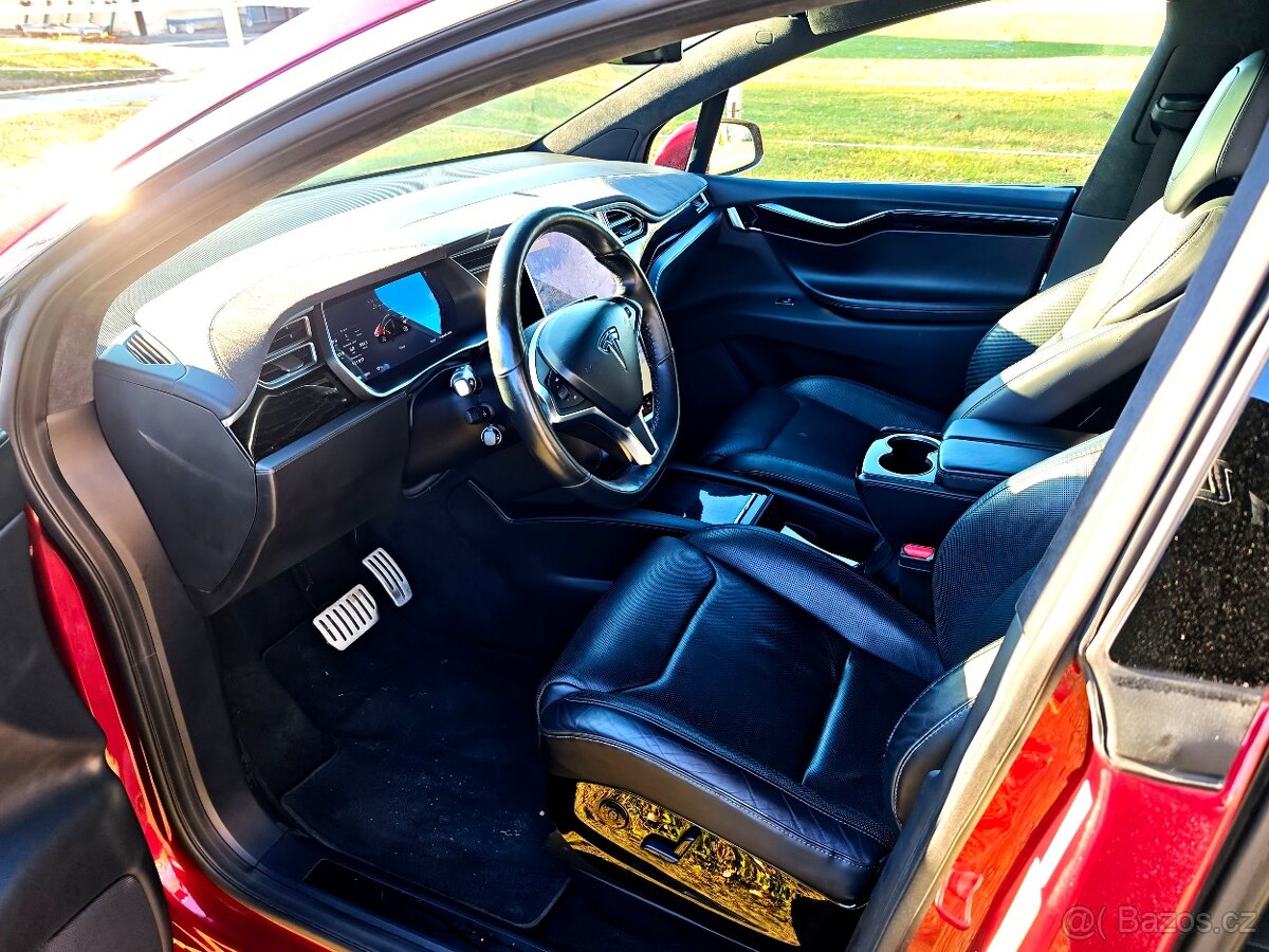 Tesla model X P90D Signature 7 míst free charging DPH - 10