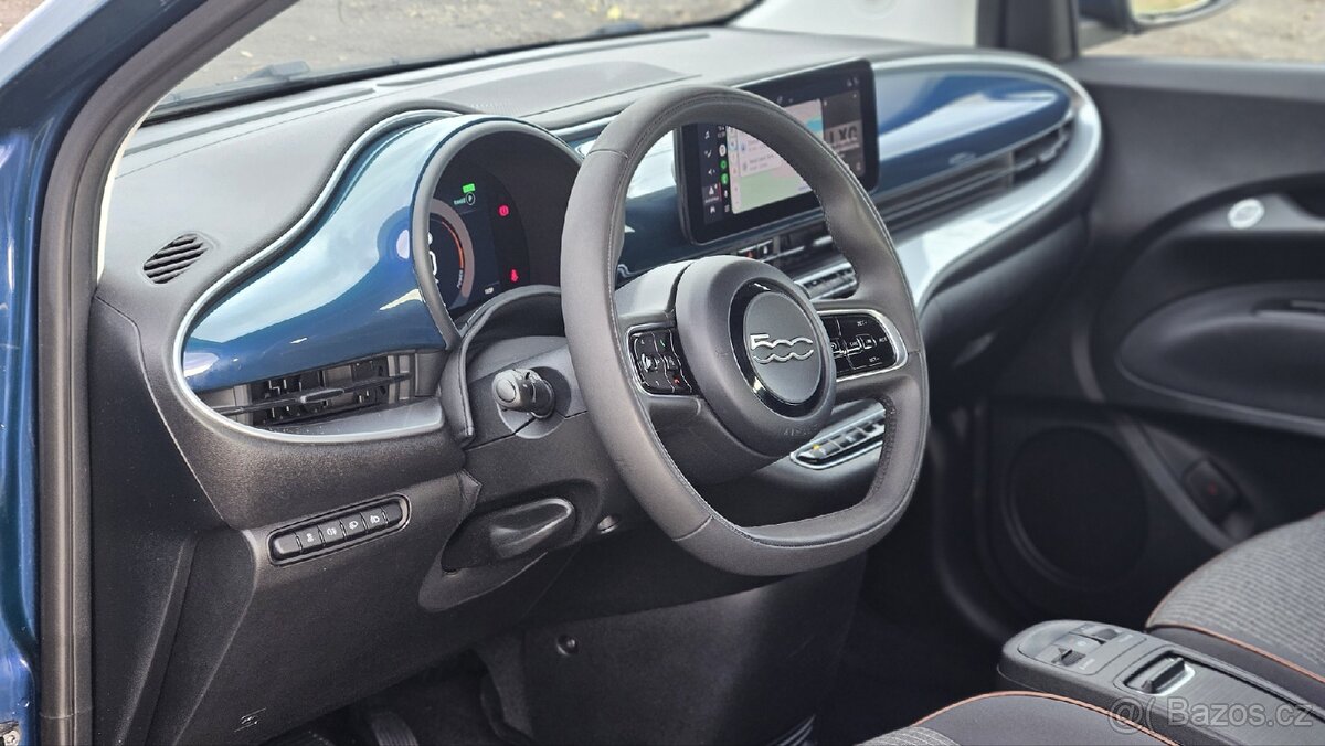 Fiat 500E Cabrio 87kW 42Ah bat Oceano - 10