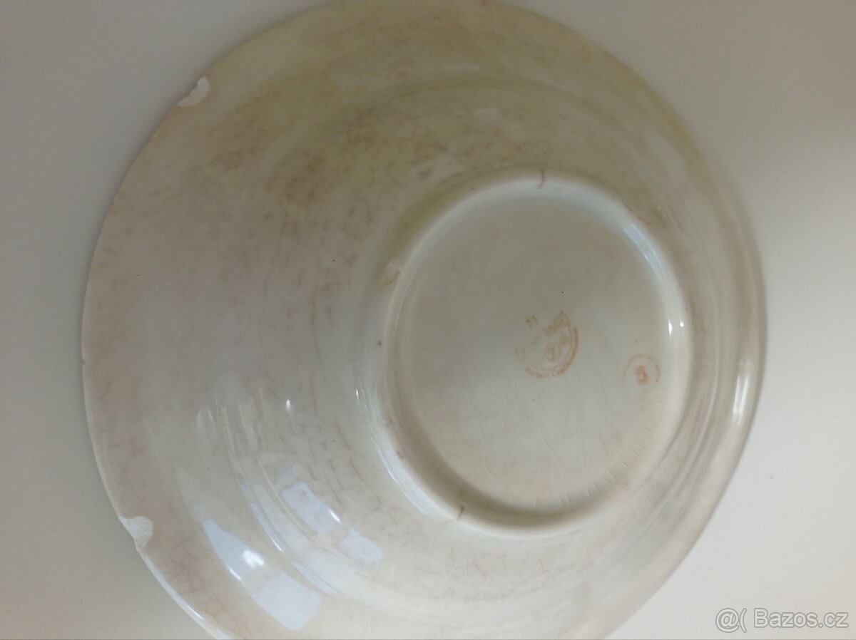 Retro miska a talíře - 10