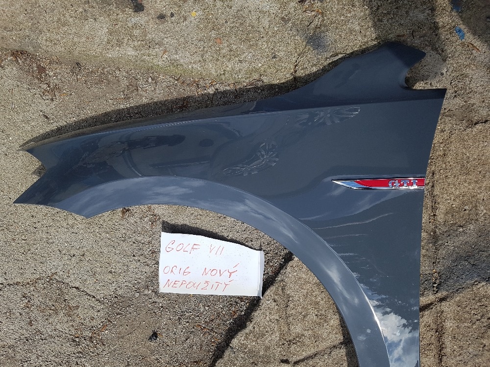 vw golf VII. hb i variant 4x kapota, blatníky světla dveře - 10