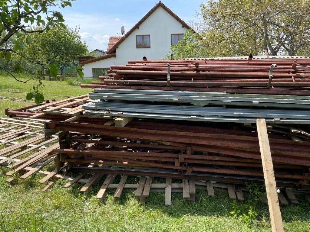 Plechová hala 180m2 10x18 výška 4m (sklad) rozložená - 10