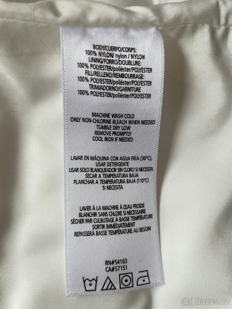 Nová bílá prošívaná vesta Calvin Klein Performance M - 10